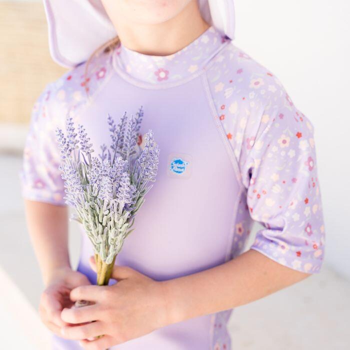 Splash About Kids UV Sun and Sea Wetsuit, Lilac Spring 5/6