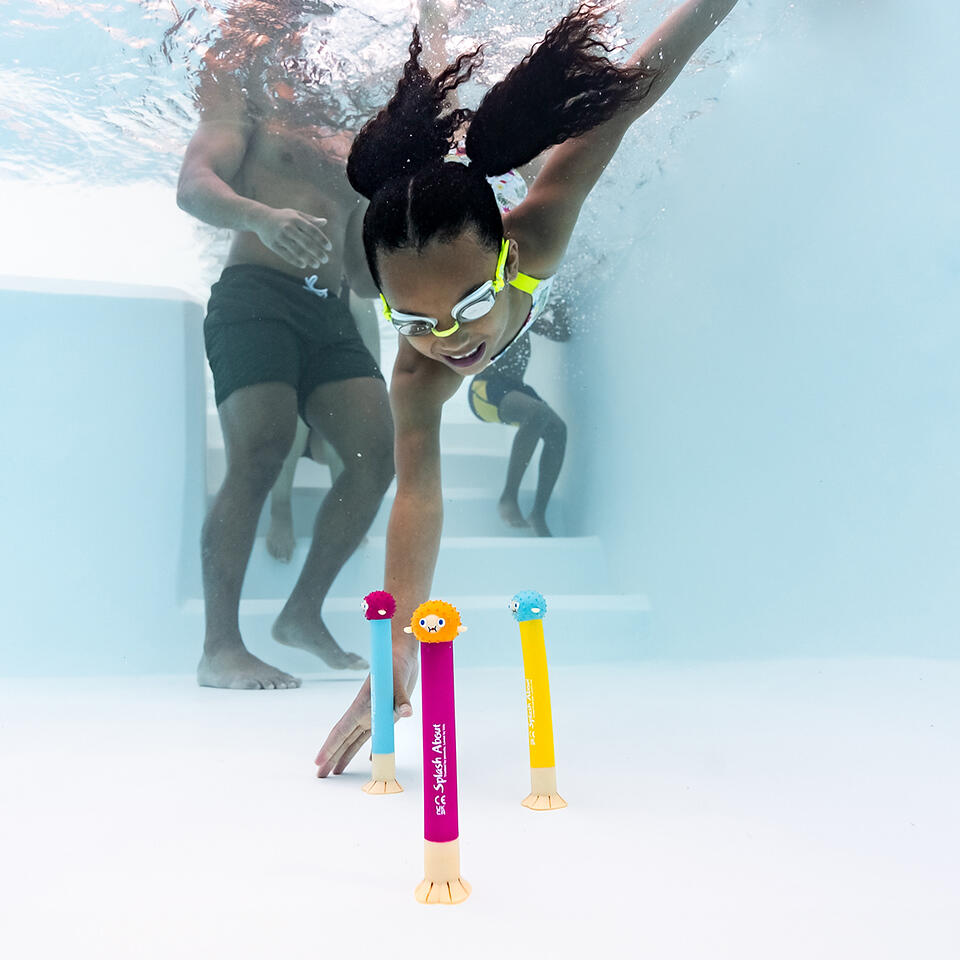 Splash About Puffer Fish Dive Sticks 3/7
