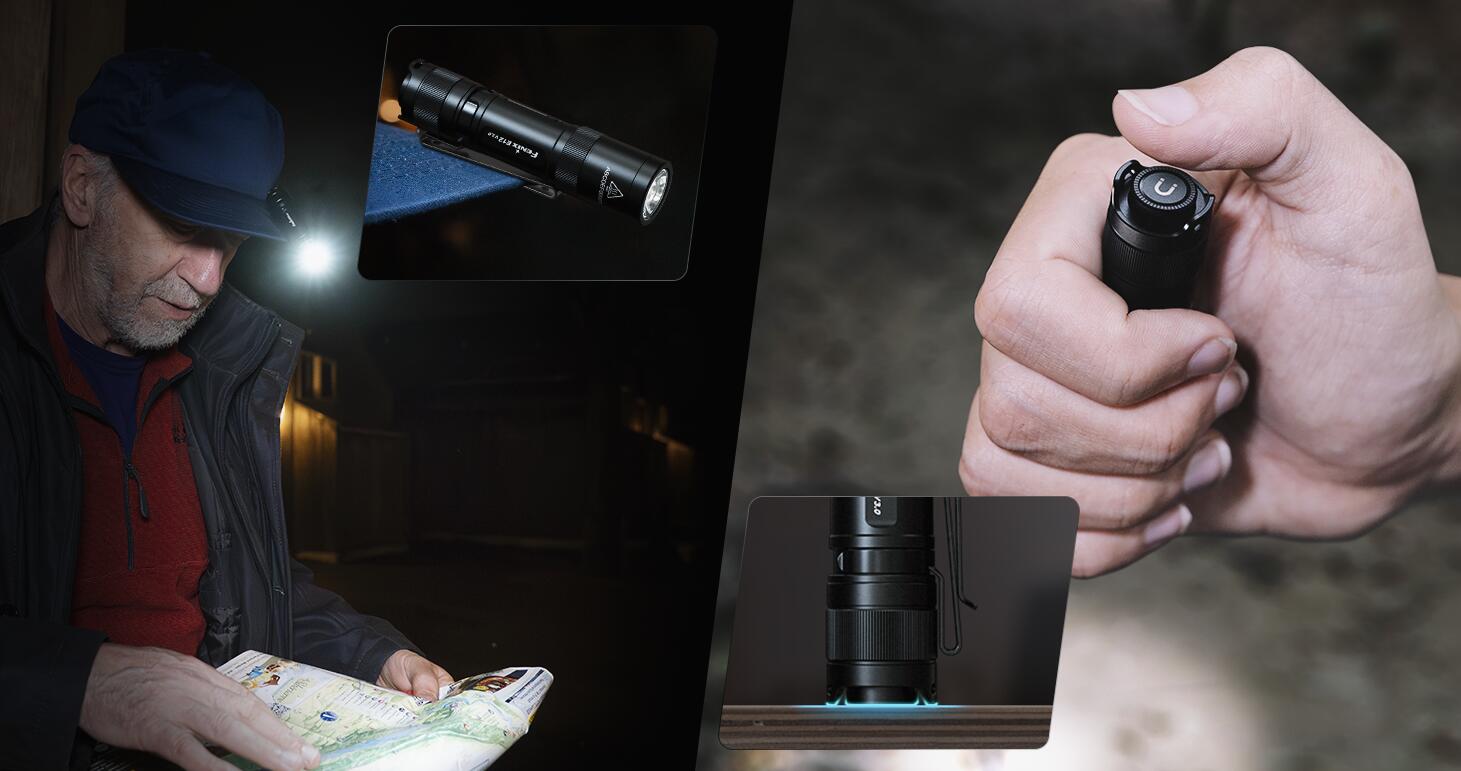E12 v3.0 200 Lumen AA Powered Mini Torch  3/5