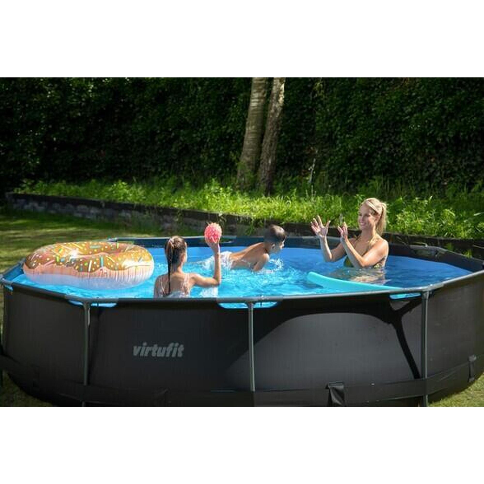 Piscine tubulaire ronde hors-sol avec pompe filtration VirtuFit