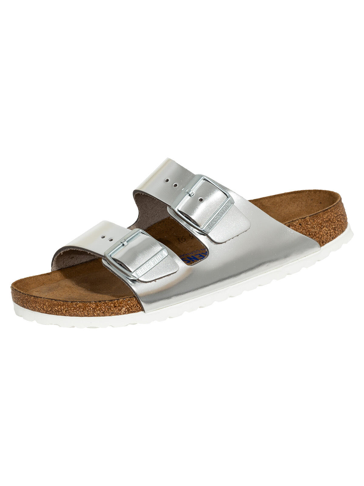 BIRKENSTOCK Sapatos casuais Birkenstock Arizona SFB prata metálica 7/7
