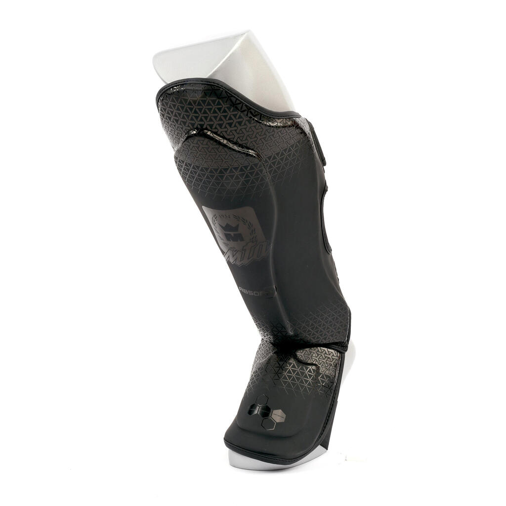 Shin and foot protectors kick-boxing Montana MK Protect Stealth CE Approved