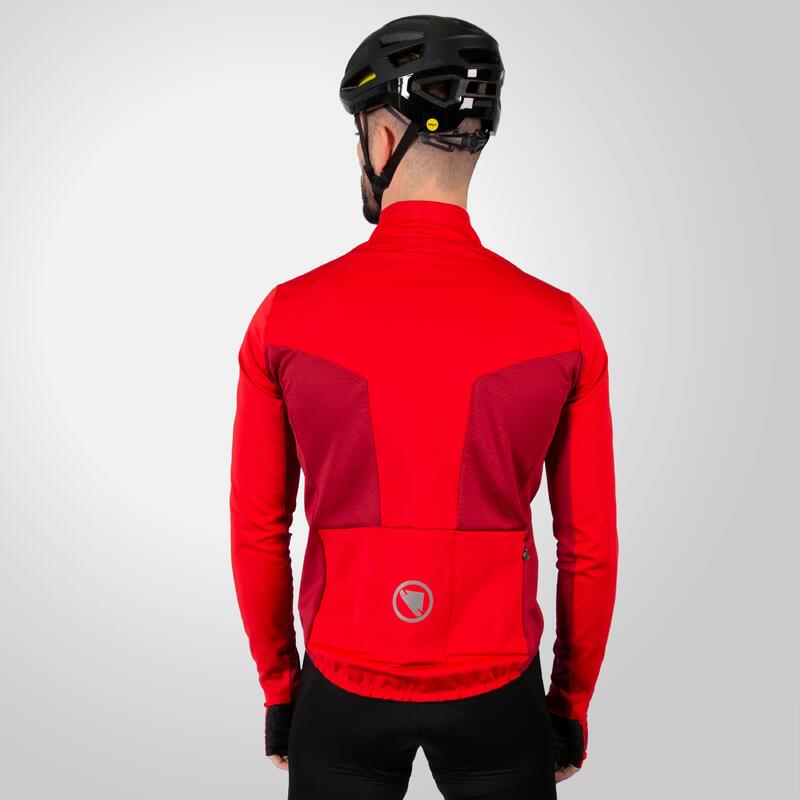 ENDURA | Maillot Manga Larga FS260 Pro Roubaix Jersey  Rojo