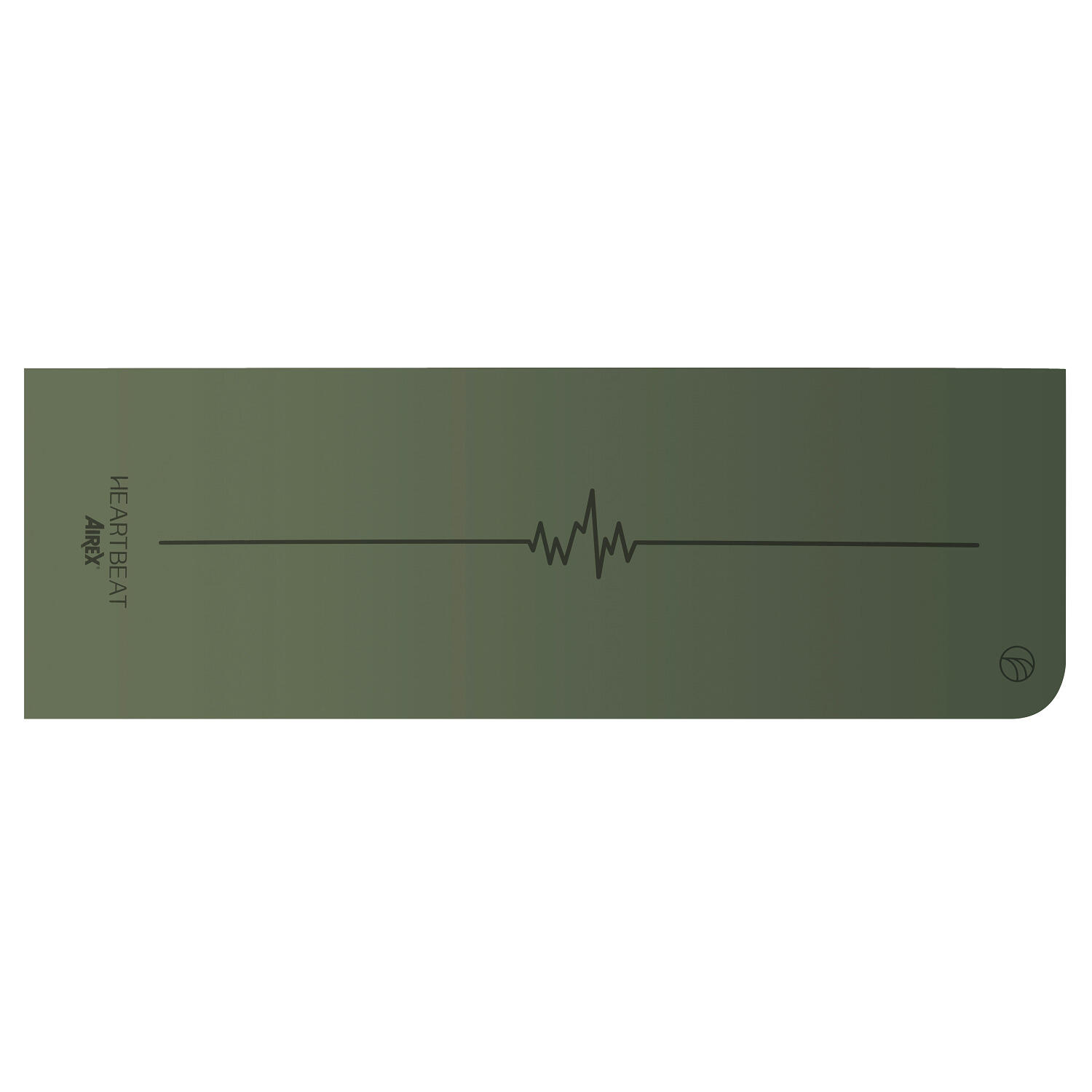 Yoga-Matte Heartbeat Olive Pilates Unisex Olive 2/4