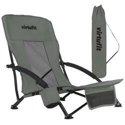 Chaise de Plage Beach - Pliable - Gris