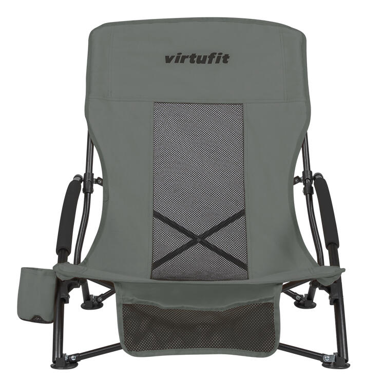 Chaise de Plage Beach - Pliable - Gris 2/8