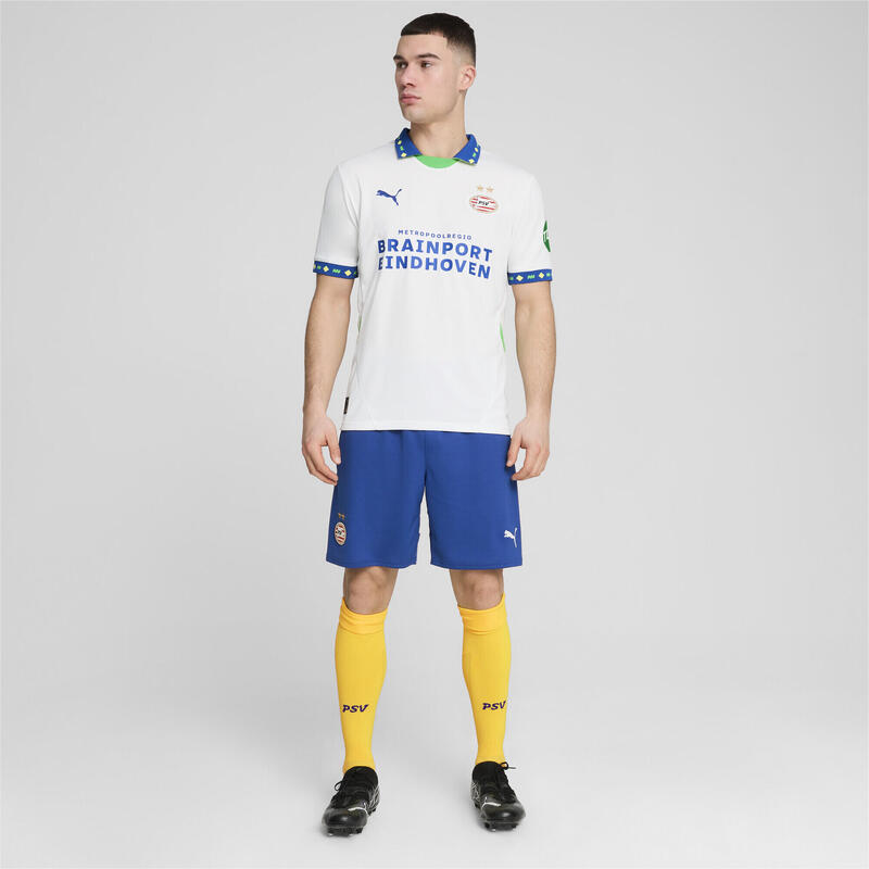 Pantaloncini PSV Eindhoven da uomo PUMA Cobalt Glaze White Blue