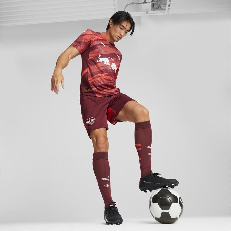 RB Shorts Leipzig da uomo PUMA Dark Jasper Active Red