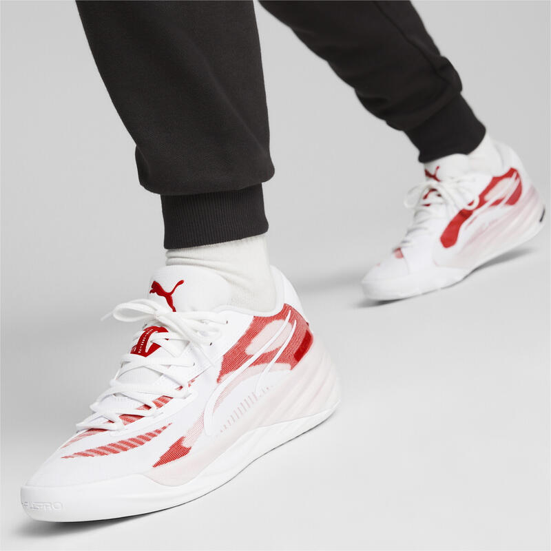 Zapatillas de baloncesto All-Pro NITRO™ Team PUMA White For All Time Red