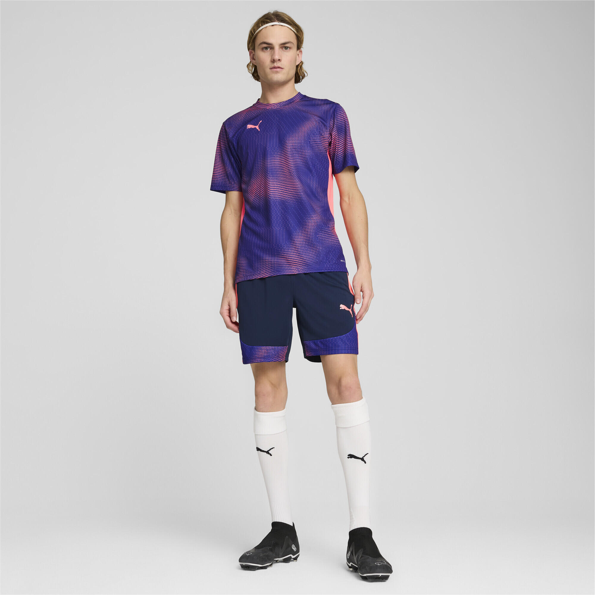 individualFINAL short voor heren PUMA Club Navy Dark Amethyst Blue Purple 3/7