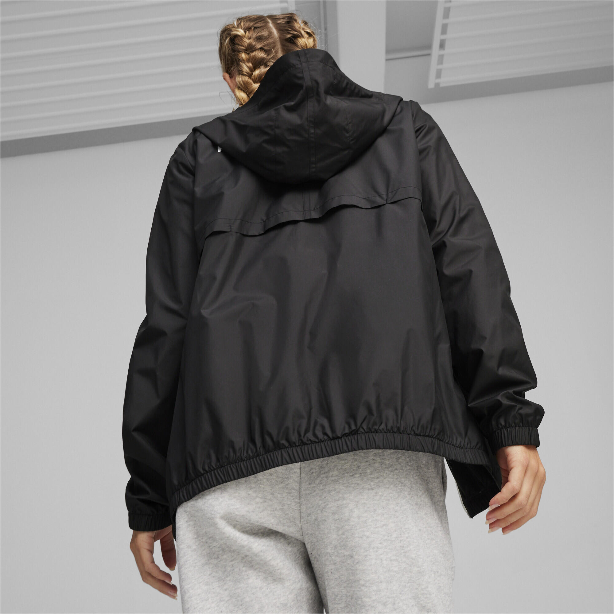 Damska wiatrówka Essentials Solid PUMA Black All 4/6