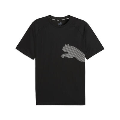 Train all day big cat t-shirt voor heren puma black