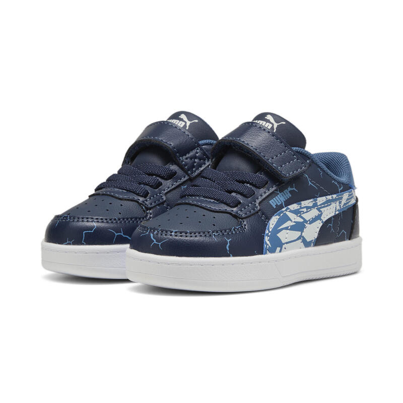 Smash 2.0 Icy Monster sneakers voor kleuters PUMA Club Navy Blue Horizon White