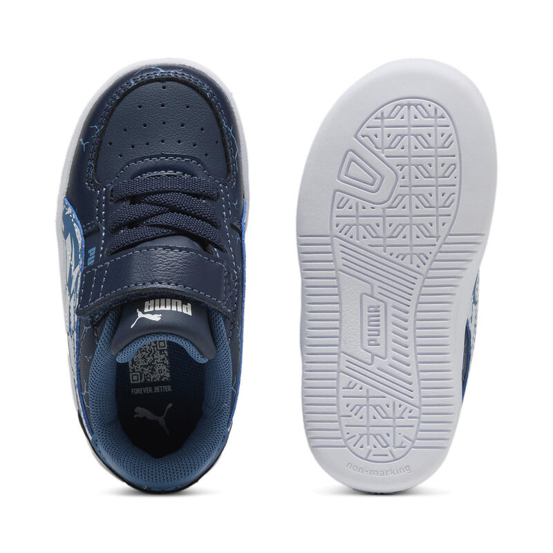 Smash 2.0 Icy Monster sneakers voor kleuters PUMA Club Navy Blue Horizon White