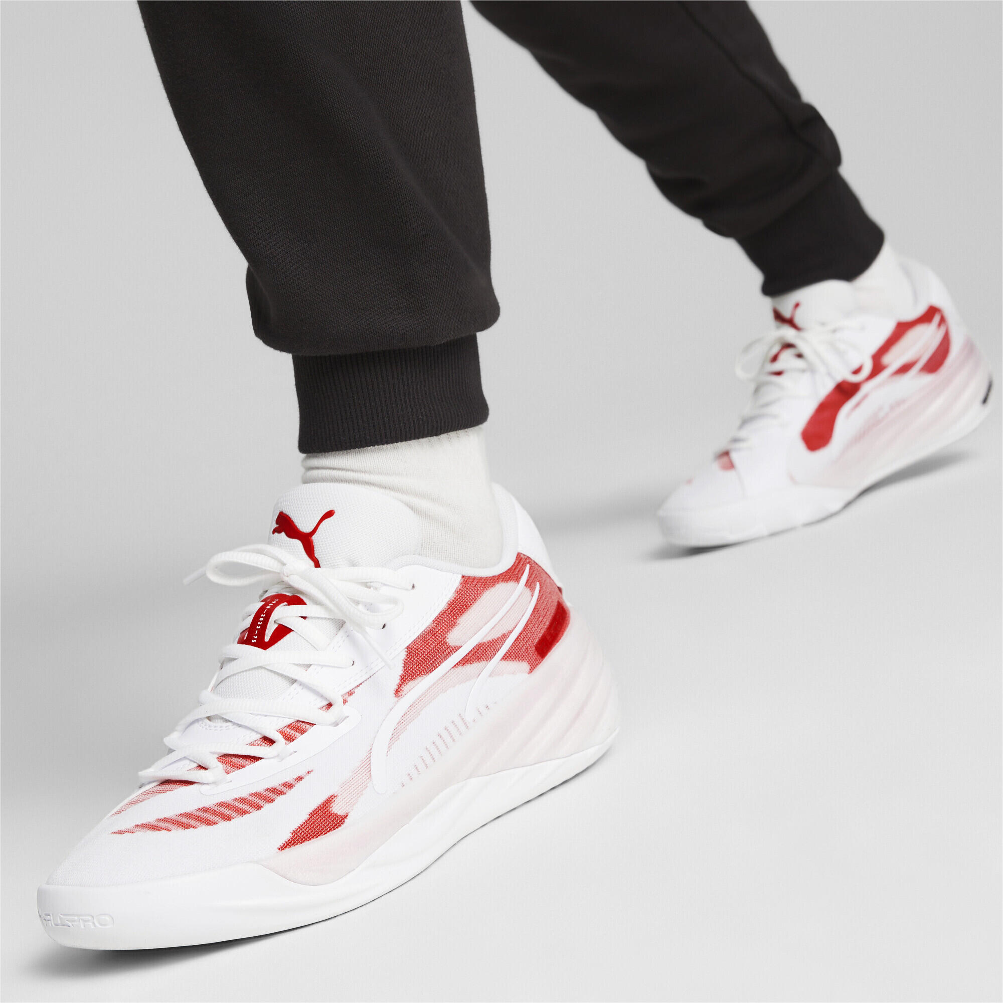 Scarpe da basket All-Pro NITRO Team PUMA White For All Time Red 2/7