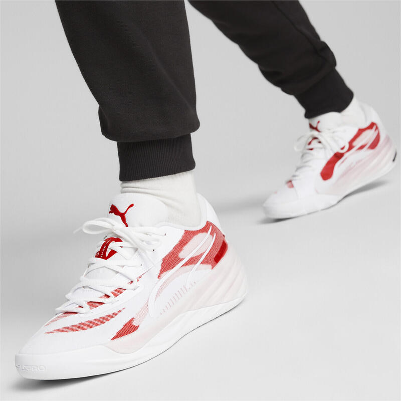 All-Pro NITRO Team basketbalschoenen PUMA White For All Time Red