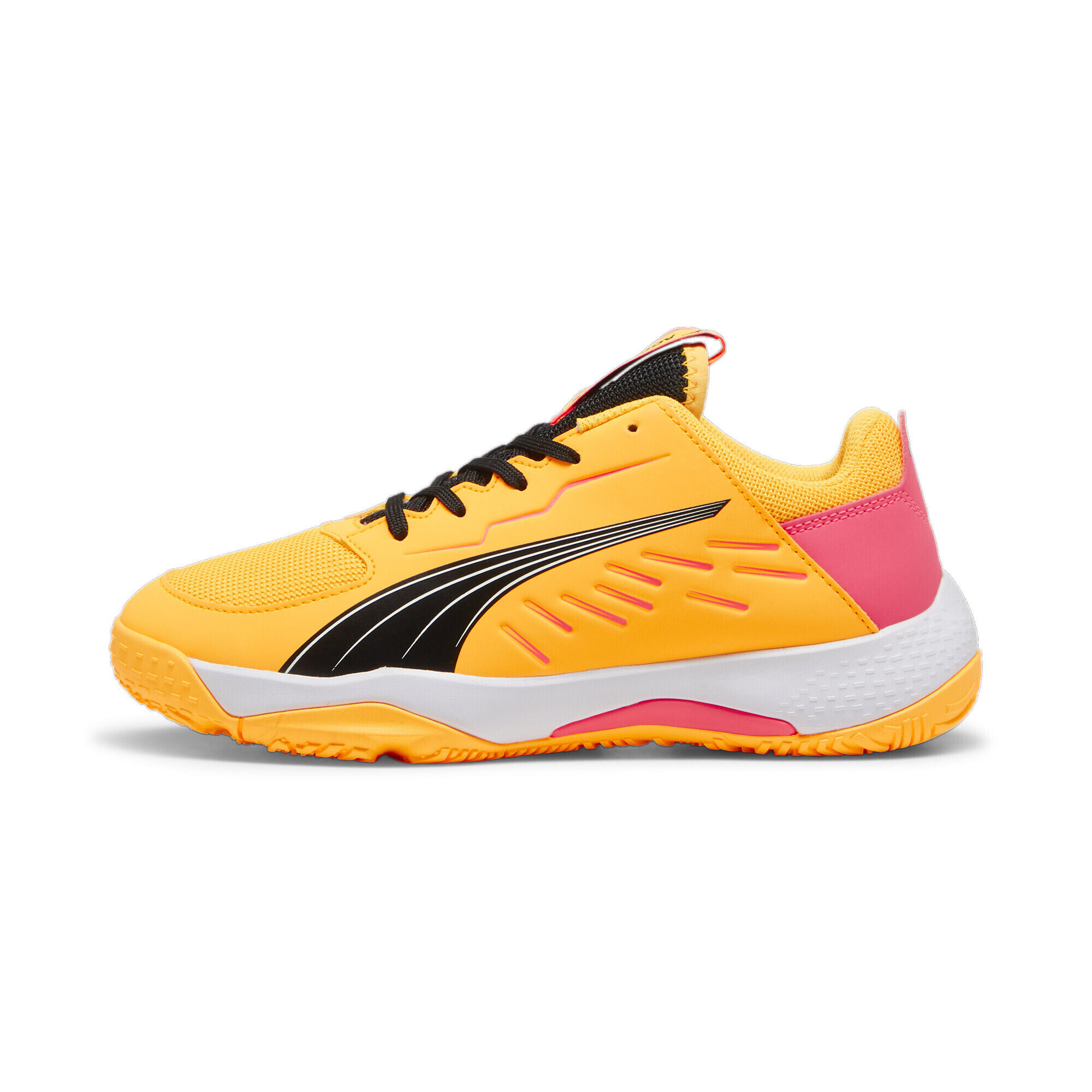 Urychlete mládež Sálová obuv PUMA Sun Stream Sunset Glow Black Orange Pink 3/6