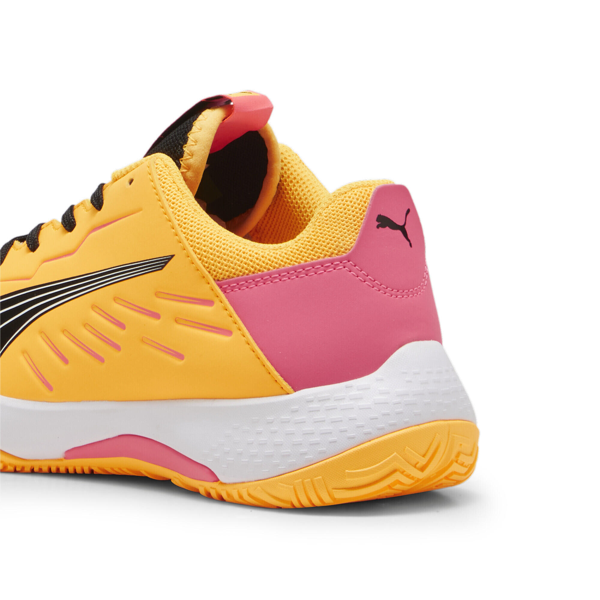 Urychlete mládež Sálová obuv PUMA Sun Stream Sunset Glow Black Orange Pink 2/6