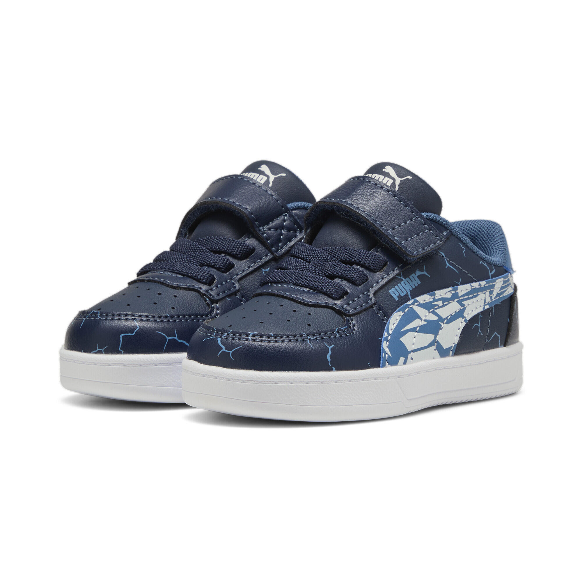 PUMA Caven 2.0 Icy Monster Sneakers Klein Kinder PUMA Club Navy Blue Horizon White