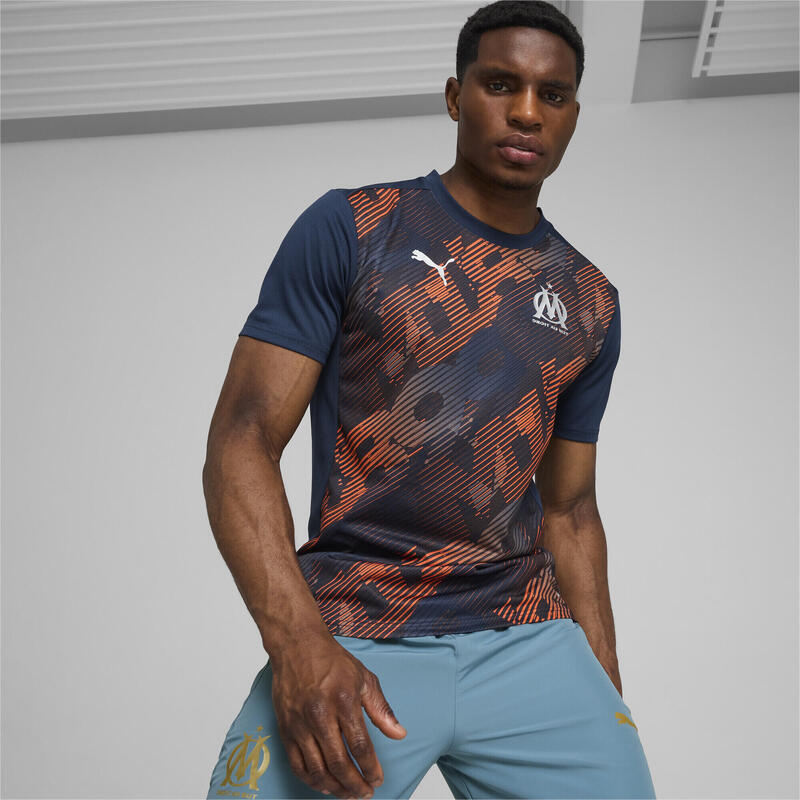 Camiseta de manga corta de prepartido Olympique de Marseille Hombre PUMA