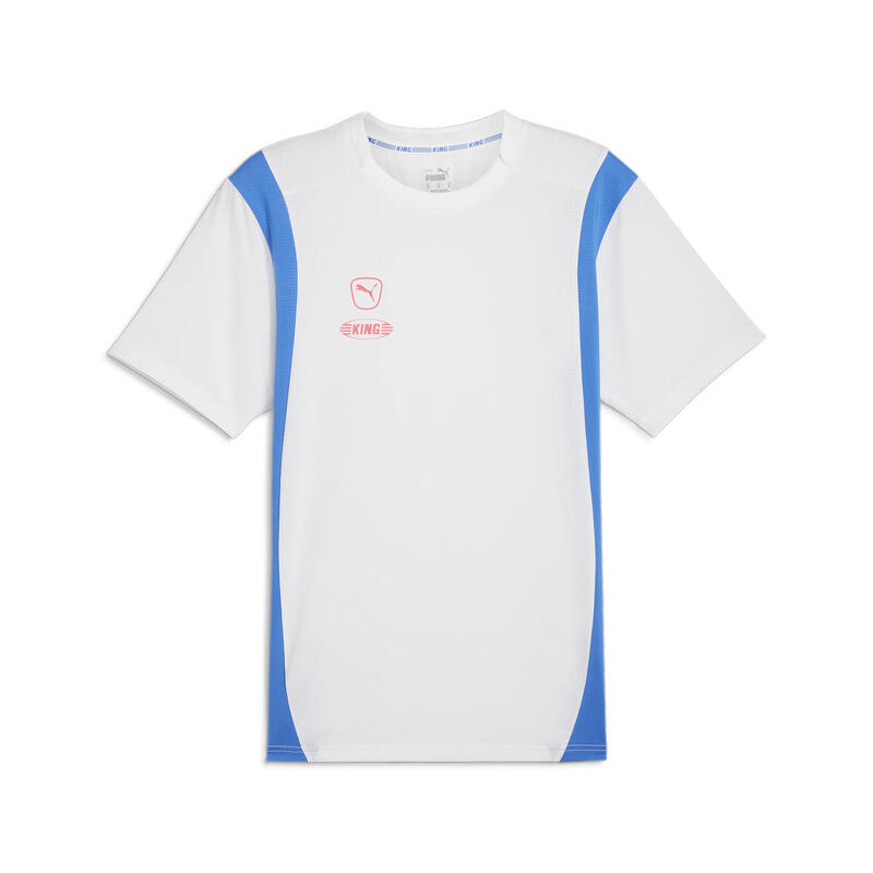 Camiseta de fútbol Hombre KING Pro PUMA White Bluemazing Blue