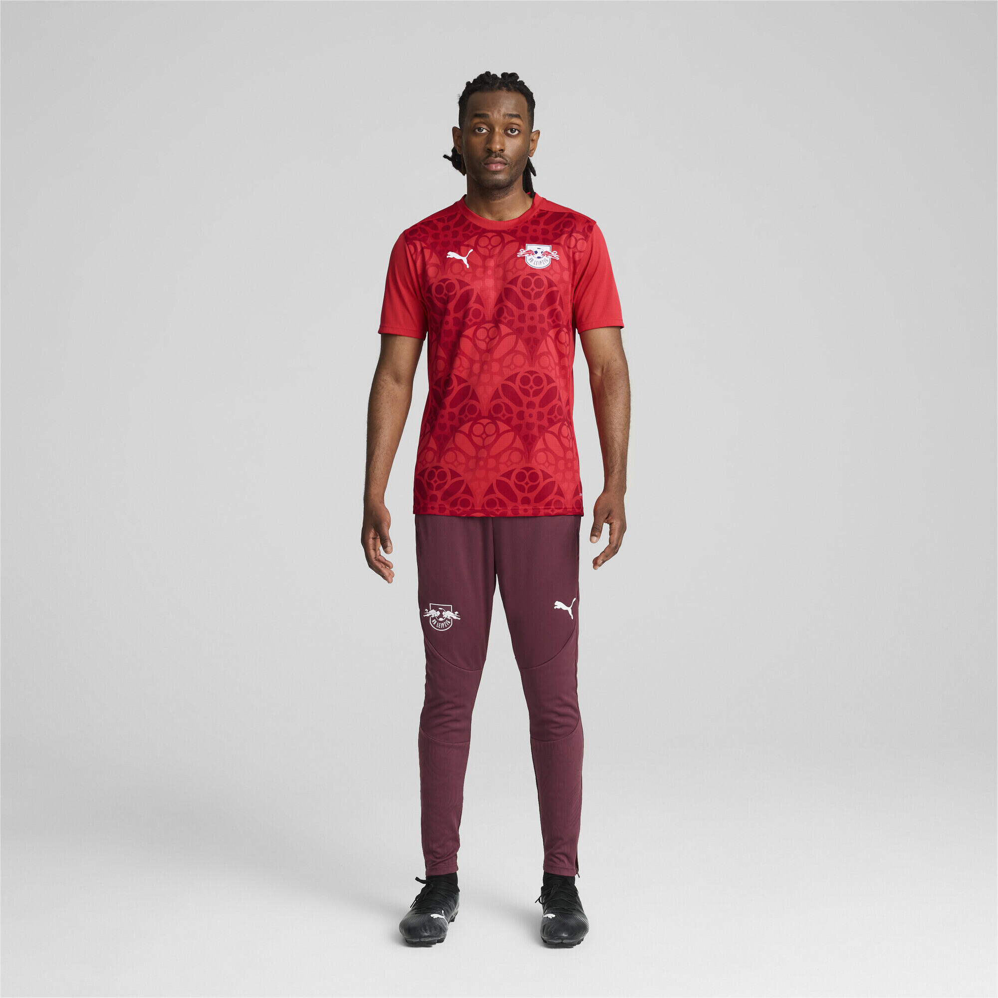 Pánský předzápasový dres s krátkým rukávem RB Lipsko PUMA For All Time Red Club 6/7