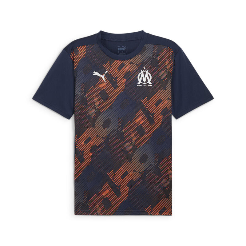 Camiseta de manga corta de prepartido Olympique de Marseille Hombre PUMA