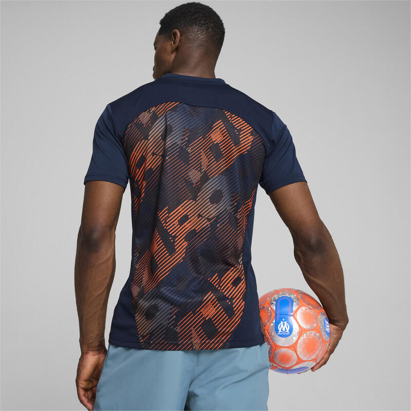 Camiseta de manga corta de prepartido Olympique de Marseille Hombre PUMA