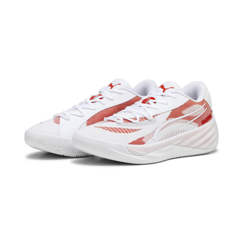 All-Pro NITRO Team basketbalschoenen PUMA White For All Time Red