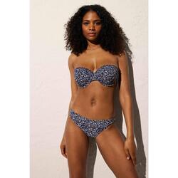 Conjunto bikini bandeau con tirantes removibles