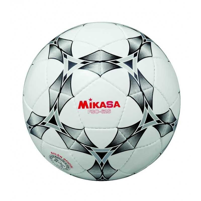 MIKASA Balón Futbol Sala Mikasa Blanco y Plata-FSC-62S