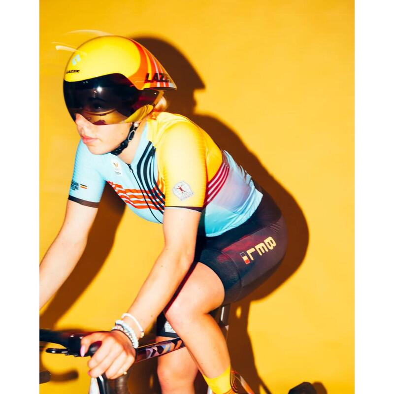 Cycling Shorts Breathable Women - Official Team Belgium Icon Black
