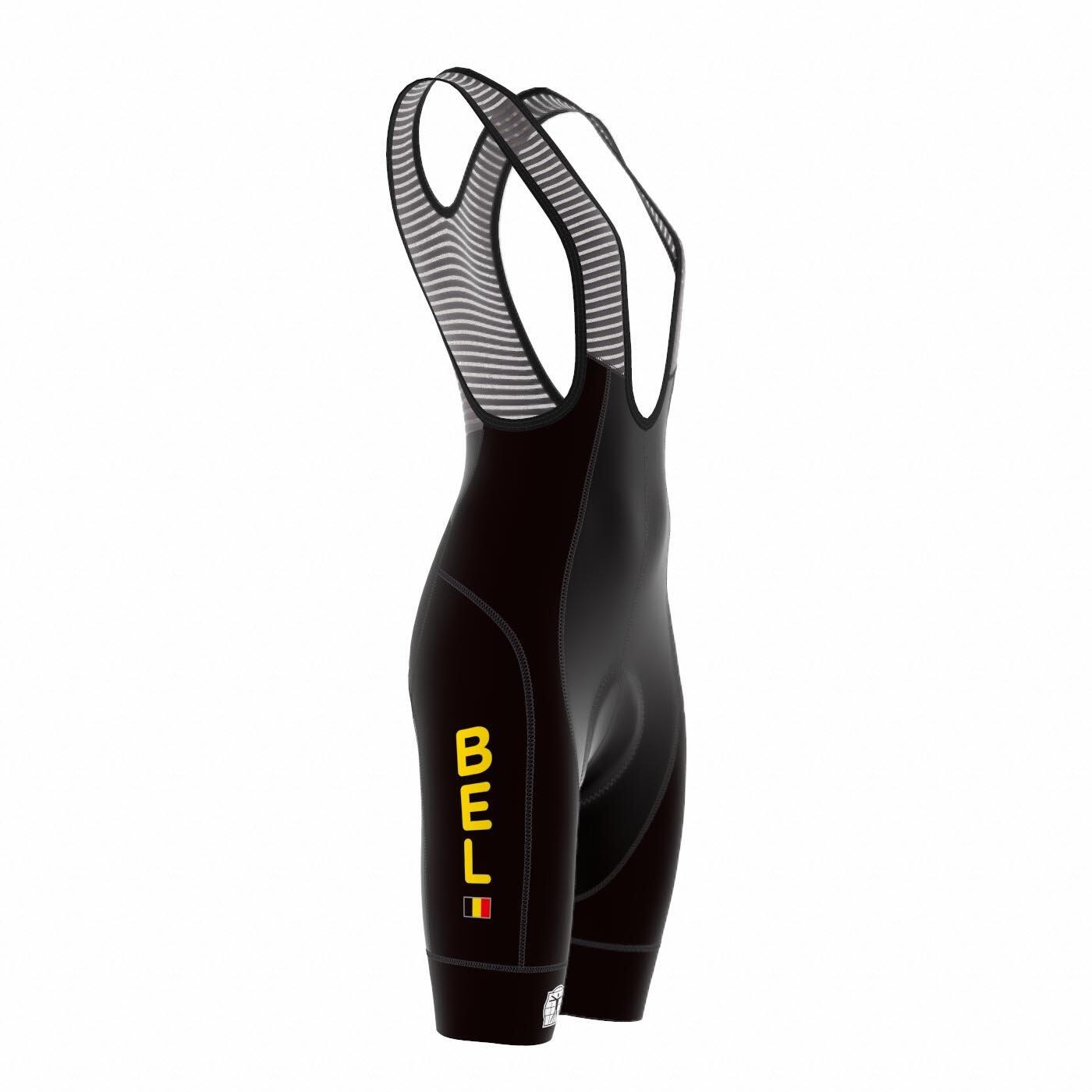 Pantaloncini Ciclismo Traspiranti Donna - Official Team Belgium Icon Nero 2/7