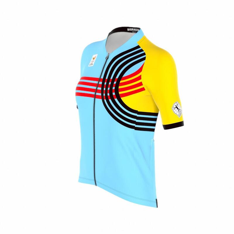 Fietsshirt Dames - Blauw - Official Team Belgium 2024 Olympische Editie