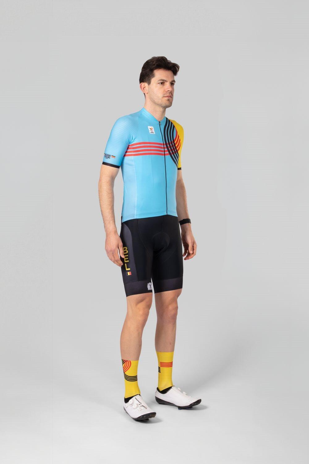 Maillot Ciclismo Verano Transpirable Hombre - Official Team Belgium Icon 7/7