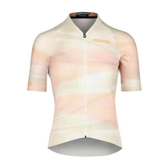 Maglia Ciclismo Manica Corta Donna - Icon Flandrien Series Puncheur Beige