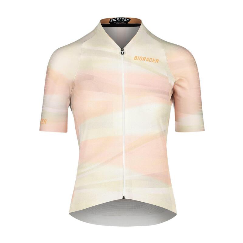 Fietsshirt Dames - Beige - 2024 Flandrien Series 'Puncheur'