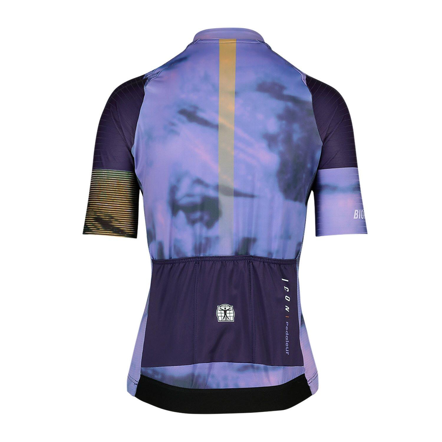 Maglio Ciclismo per Donna - Viola - 2024 Flandrien Series 'Pedaleur' 2/7
