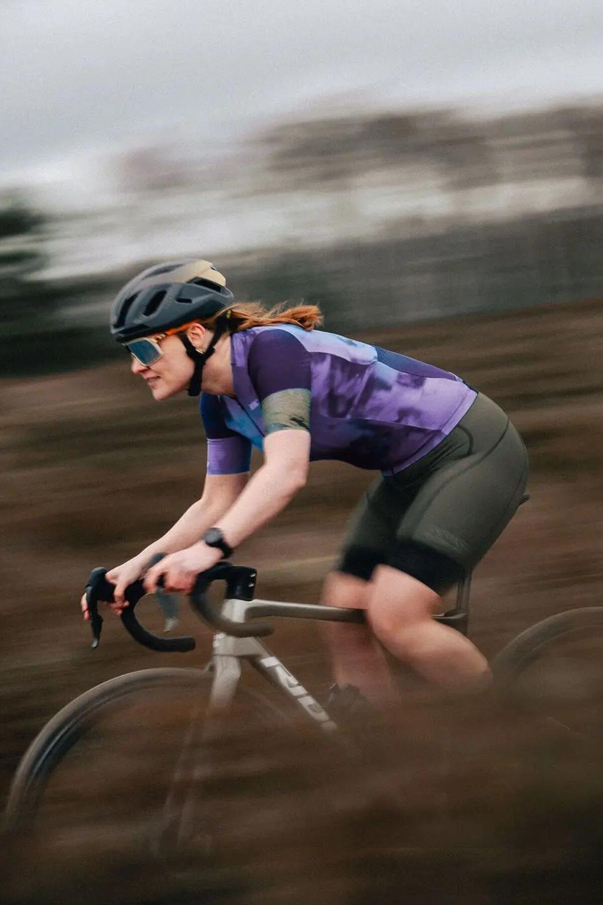 Maglio Ciclismo per Donna - Viola - 2024 Flandrien Series 'Pedaleur' 6/7