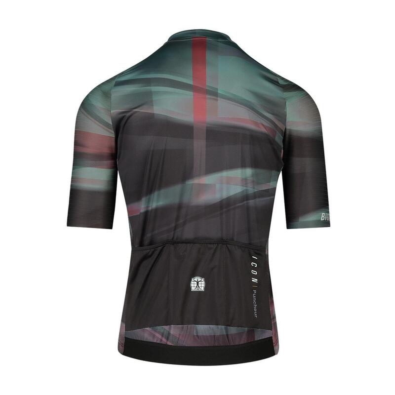 Maillot Ciclismo Hombre Manga Corta - Verde - Icon Puncheur