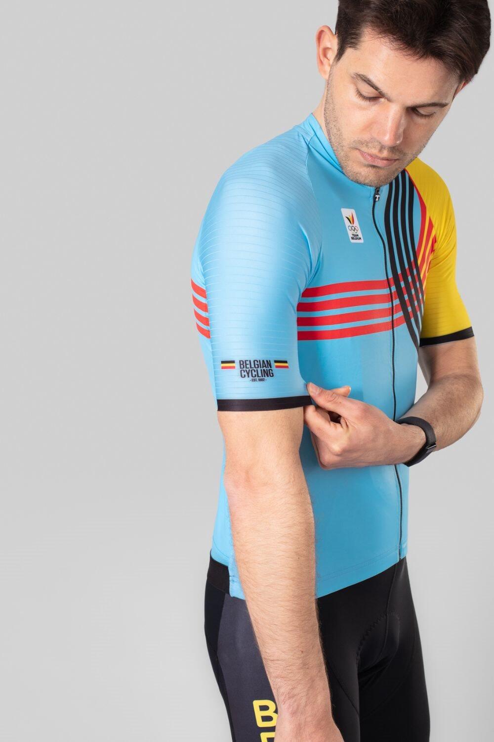 Maillot Ciclismo Verano Transpirable Hombre - Official Team Belgium Icon 5/7