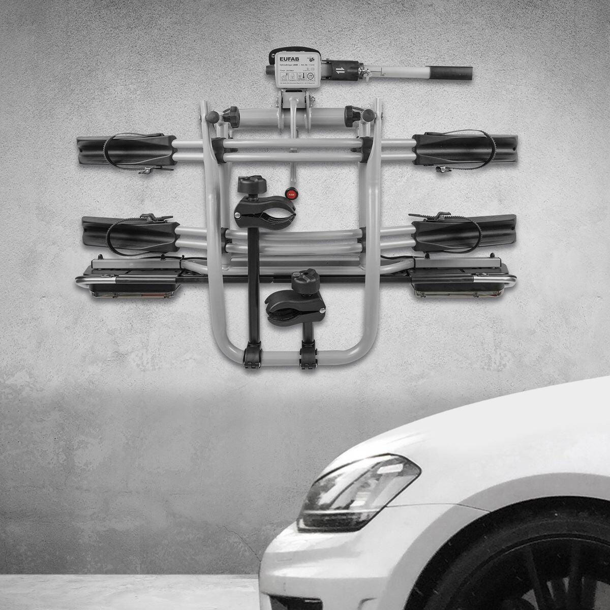 PORTE-VÉLO EUFAB : FIXATION MURALE NOIRE POUR PORTE-VÉLOS 2/4