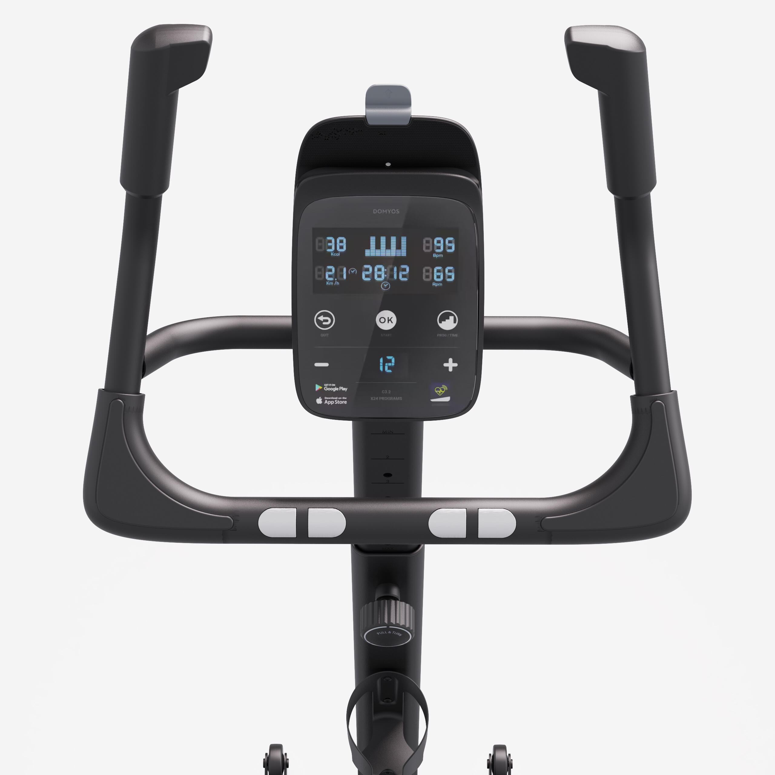 Seconde vie Vélo d'appartement connecté ultra confort et auto-alimenté - EB900 B 3/5