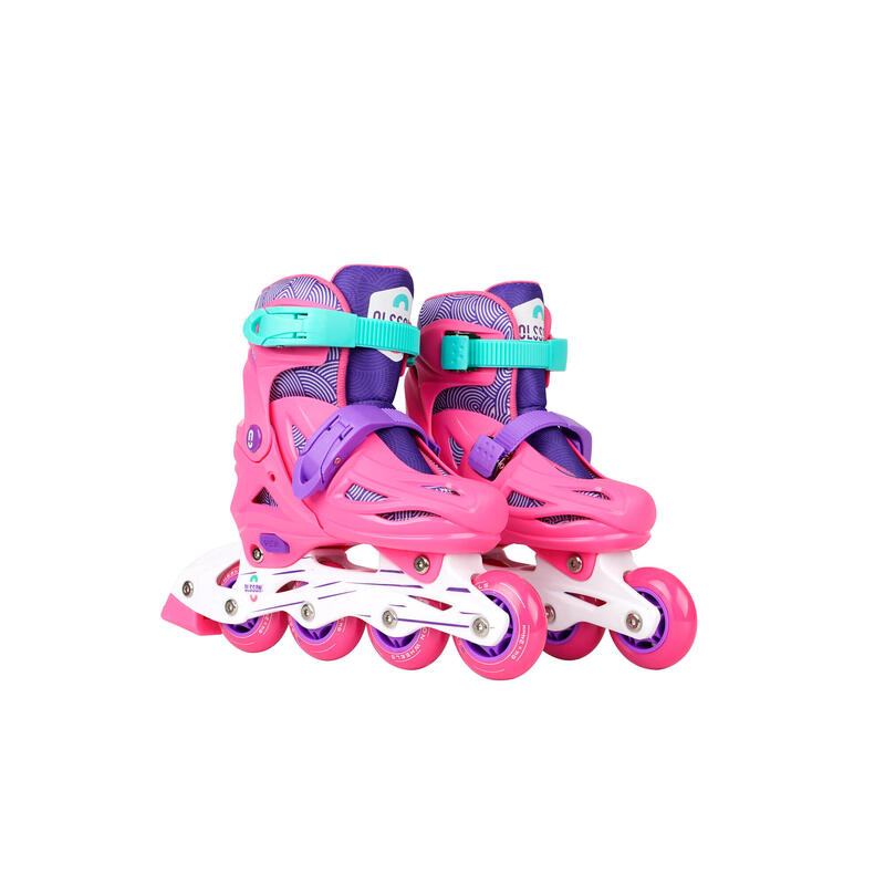 Kinderskates OLSSON LITE SALLY Roze verstelbare maat (32-35) 608Z lagers