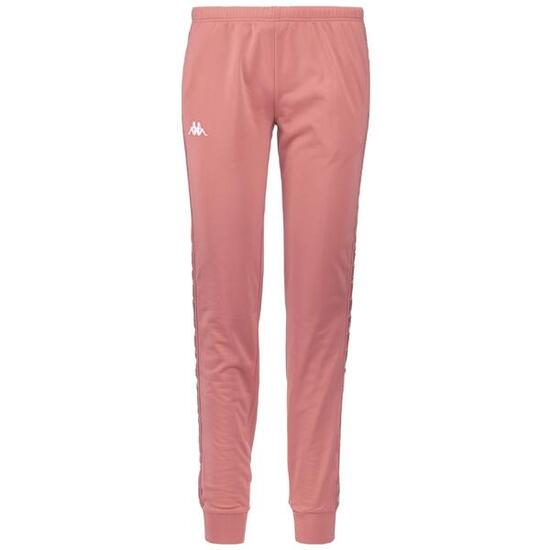 Pantaloni tuta da donna in poliestere marrone da sport street