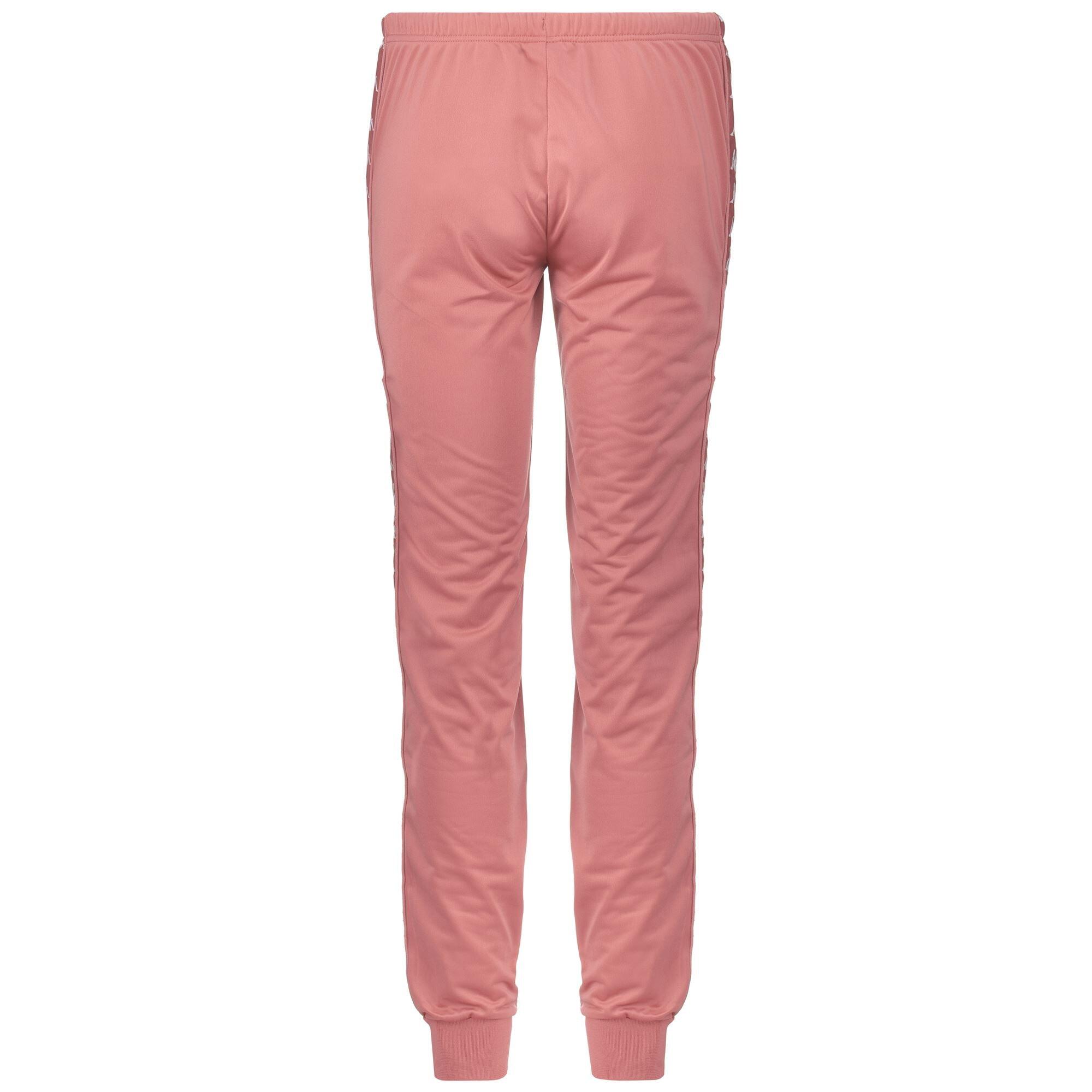 pantaloni da bambina in poliestere marrone da allenamento 3/4