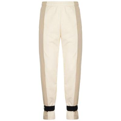 Pantaloni tuta da uomo in cotone bianco da sport street