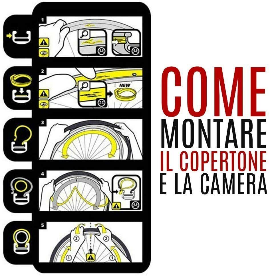 1 copertone kenda 26x1.50 pneumatici gomme bici trekking ibrida EV 5/5