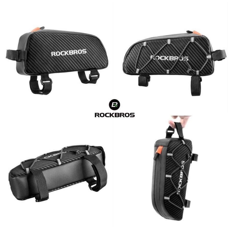 Torebka na ramę rowerową Rockbros 039BK 1l 4/6