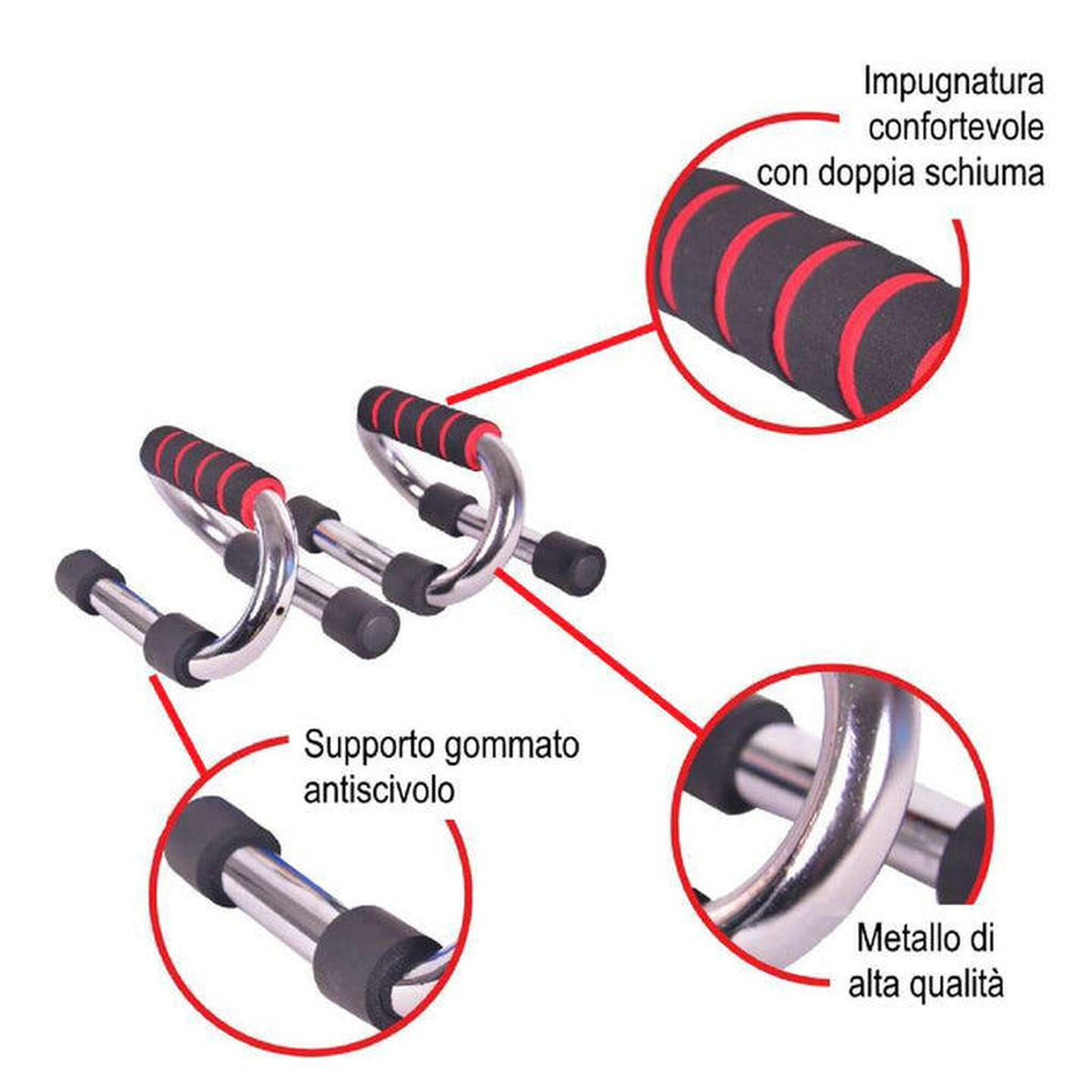 [KIT COMPLETO] Suspension Strap + Push Up + Fasce Elastiche FF